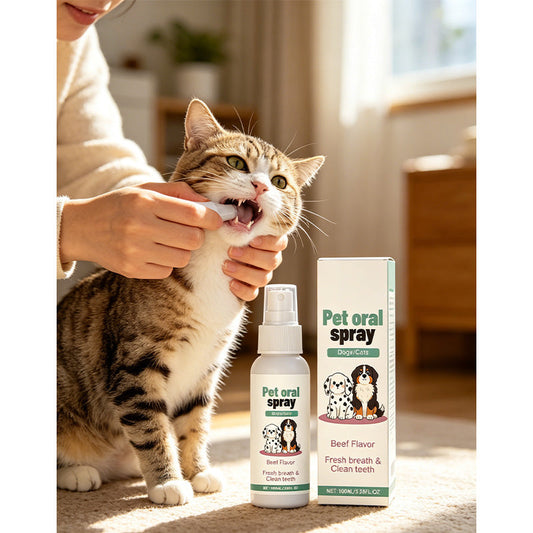 📢📢 Ostatni dzień promocji – 60 % zniżki!! ⏰ Delikatny spray do pielęgnacji jamy ustnej dla zwierząt