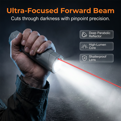 Latarka laserowa na podczerwień z magnetyczną podstawą COB