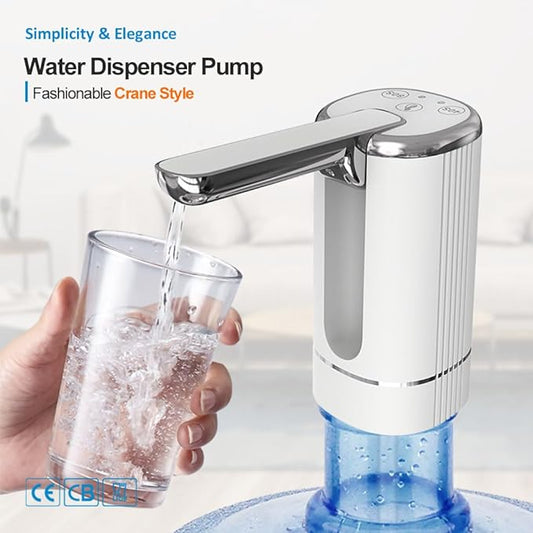 🚰 TYLKO TERAZ 50% ZNIŻKI! 💥 Automatyczna pompa dozująca – ładowalna, składana wylewka, uniwersalne dopasowanie ✨