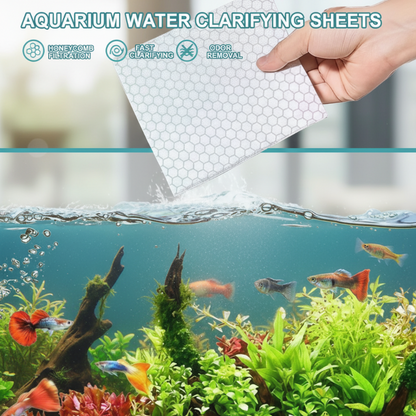 🐠KARTY KLARUJĄCE DO AKWARIUM – Krystalicznie czysta woda w 24 godziny, usuwa zapachy i zanieczyszczenia, bezpieczne dla wszystkich ryb i roślin 🌿🔮