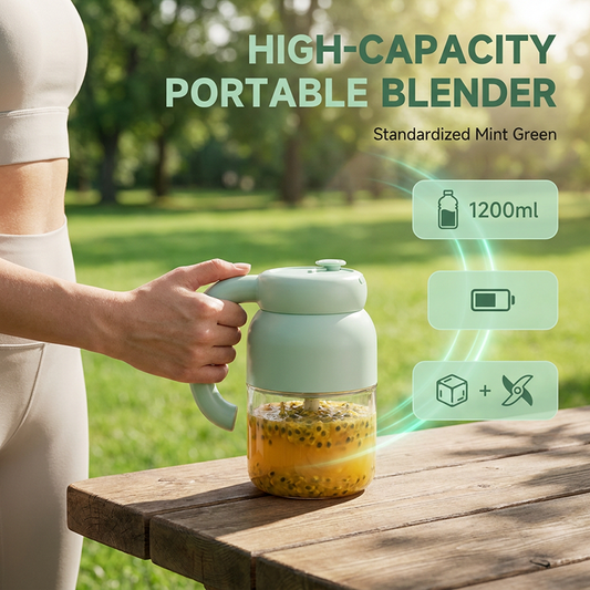 Przenośny ładowalny blender ze słomką