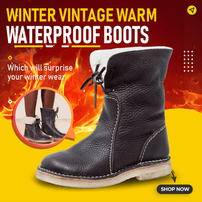 2022 TRENDING WINTER LEATHER WATER PROOF BOOTS