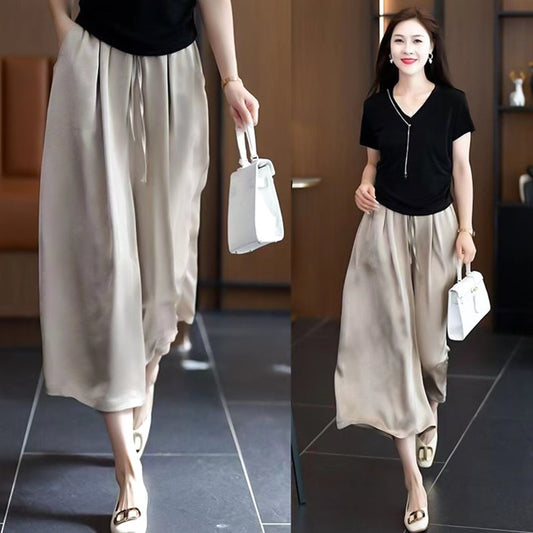 Summer Women’s Fashion Wide-leg Pants Skirt