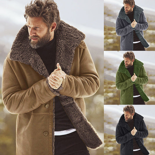 Thick Plush Winter Jacket For Men Save 49% off