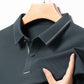 Men's Business Casual Long Sleeve Lapel T-shirt