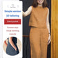 Female Solid Color Sleeveless Casual Cotton Linen Suit