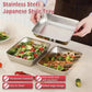 🔥🎁2023-Christmas Hot Sale🎁-49% OFF-Stainless Steel Square Plate（With Lid）