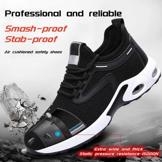 Ultra-Light Breathable Steel Toe Non-Slip Work Shoes