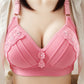 Plus Size Embroidered Unwired Bra