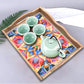 [New] DIY Diamond Painting Wooden Tray Food