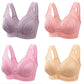 BUY 1 GET 2 FREE - 2023 Front Button Breathable Skin-Friendly Cotton Bra