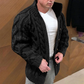 Men's Stand Collar Casual Knit Cardigan