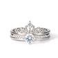 CROWN RING SET（925 STERLING SILVER）