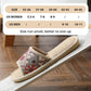 Linen slippers for household lovers