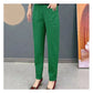 Women's Elastic Waist Cotton Pants