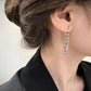 Tassel Earrings with Sequin Chain