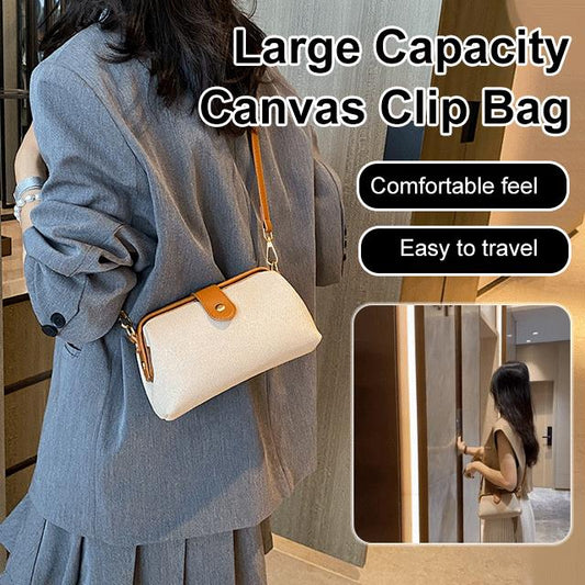 Large Capacity Canvas Clutch Bag