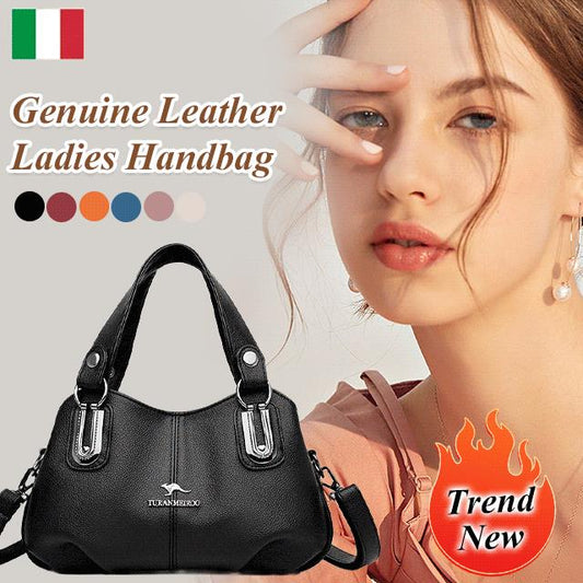 Genuine Leather Large Capacity Women's Tote Bag