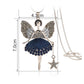 [Exquisite Gift] Super Sparkling Angel Wings Little Princess Pendant Long Necklace