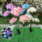 Creative Gift * Simulated Hydrangea Solar Light - Outdoor Garden Decoration