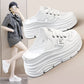 Lightweight Thick-sole Hollowed Breathable Shoes for Women