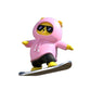 Cartoon Bear Skateboard Doll