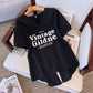 Women’s V-Neck Back Split Loose T-Shirt