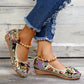 Women's Floral Print Flat Shoes