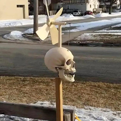 Halloween Skull The Top Whirligig Windmill