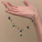 French Blue Zirconia Necklace--（Heart of the Ocean）